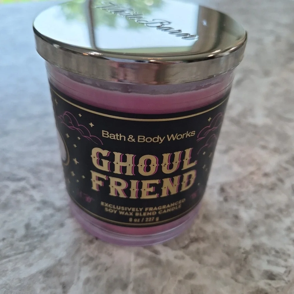 New Bath & Body Works GHOUL FRIEND 1-Wick Scented Candle-8 oz HALLOWEEN